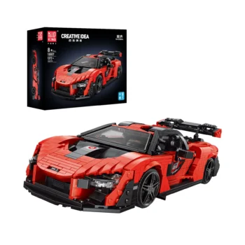 MOULD KING 10007 Creative Senna GTR Sportwagen-Bausatz | 1,182 PCS