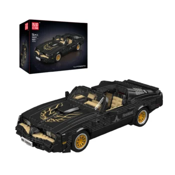 Mould King 10029 70er Jahre Cabrio Muscle Car Baukasten im Maßstab 1:16 | 1,557 Teile