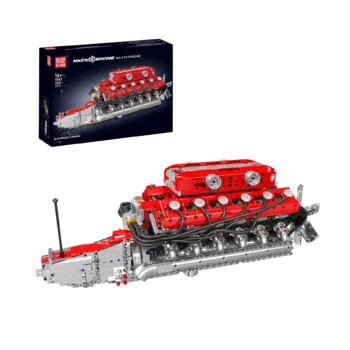 Mould King 10169 Italienischer Supersportwagen V12-Motor Bausatz | 3,472 Teile