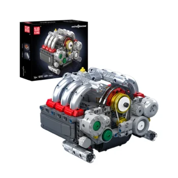 Mould King 10193 Sechszylinder-Boxermotor Modellbausatz | 609 Teile