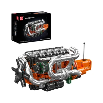 Mould King 10200 Inline-6 Truck Motor & Getriebe Bausatz | 3,236 Teile