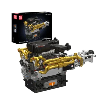 Mould King 10224 Motorisiertes Valkyrie V12-Motormodell | 974 Teile