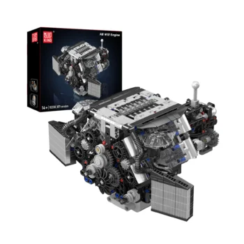 Mould King 10230 W12 Twin Turbo Motor Modellbausatz | 871 Teile