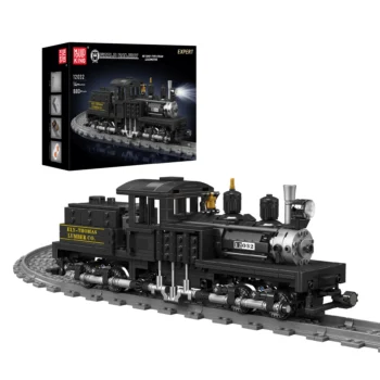 Mould King 12032 Shay-Typ Dampflokomotive Bausatz | 880 Teile