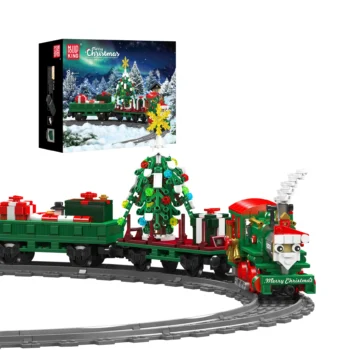 Mould King 12039 Weihnachtszug ESU KG230 Diesellokomotive Bausatz | 922 Teile