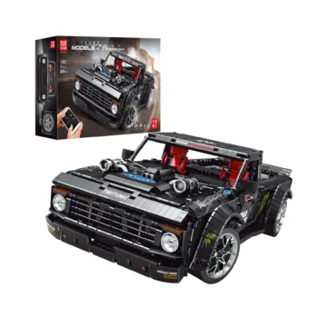 Mould King 13082S Ferngesteuertes amerikanisches Muscle-Car mit zwei Turboladern | 3,695 Teile