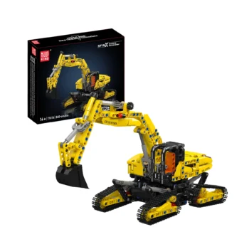 Mould King 17076 SFINX Future Excavator Baukasten | 840 Teile