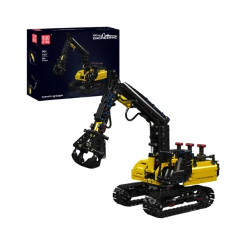 Mould King 17077 Hydraulischer Holzgreifer-Anhänger Bausatz | 866 Teile