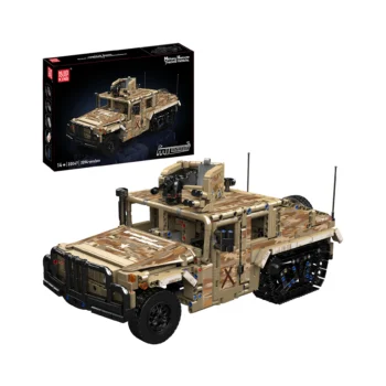 Mould King 20047 Ferngesteuerter Wüsten-Humvee-Bausatz | 2,094 Teile