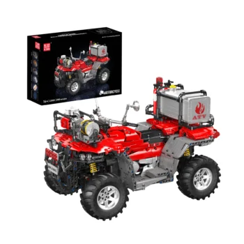 Mould King 23003 ATV-Feuerwehr-Rettungsfahrzeug-Baukasten | 2,100 Teile