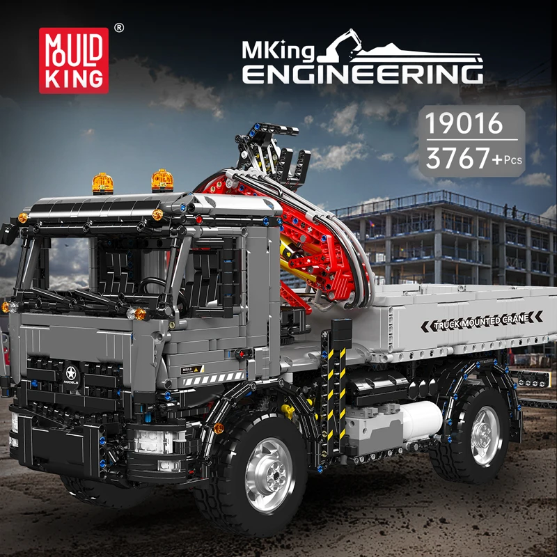 Mould King 19016 Ferngesteuerter Kranwagen-Baukasten | 3,757 Teile – Bild 3