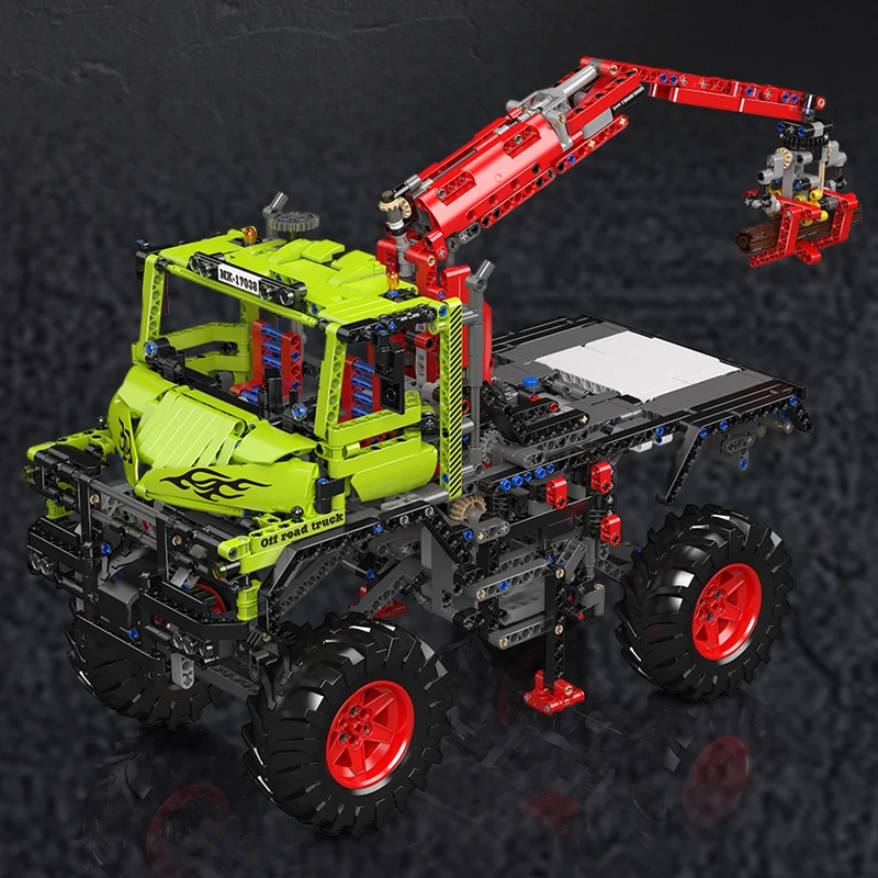 Mould King 17038 4x4 Off-Road Logging Truck Baukasten | 2,002 Stück – Bild 4
