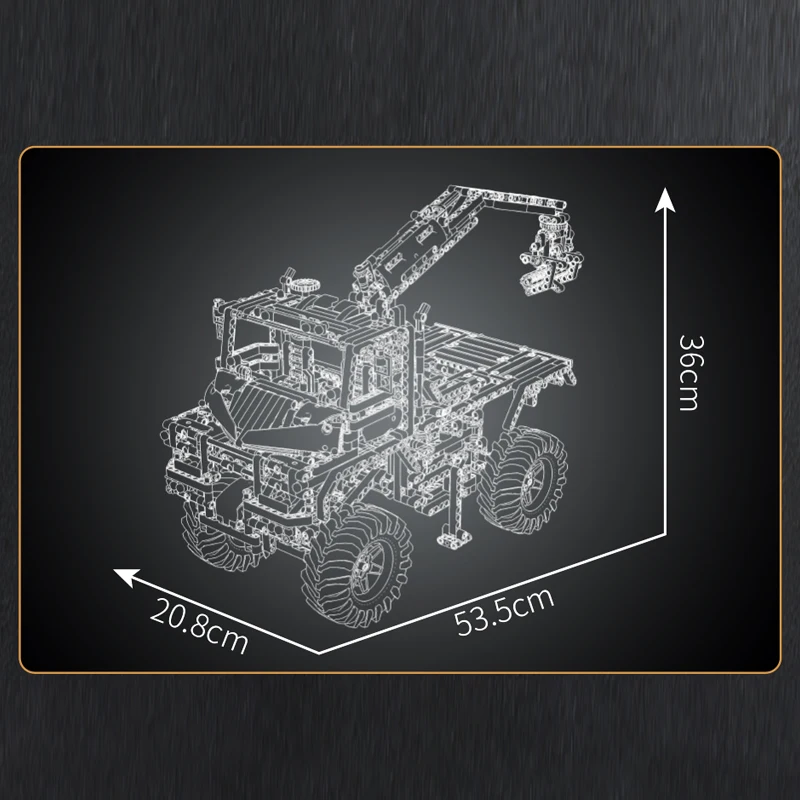 Mould King 17038 4x4 Off-Road Logging Truck Baukasten | 2,002 Stück – Bild 6