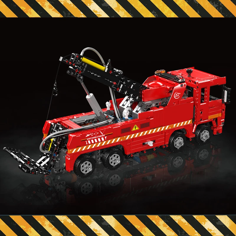 Mould King 19017 Scania Pneumatic Rescue Truck Bausatz | 1,653 Teile – Bild 2