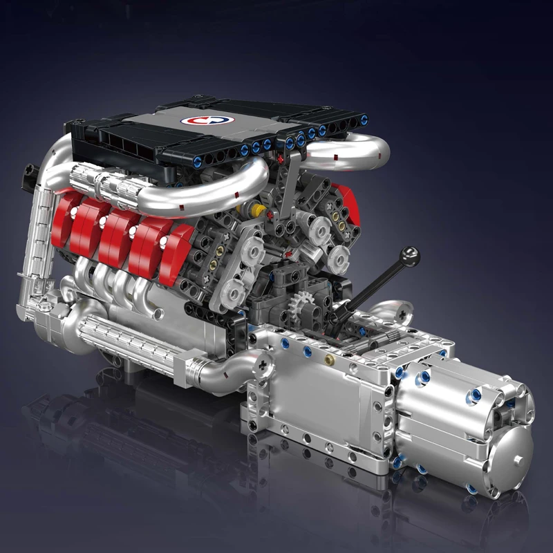 Mould King 10203 M Power V8 Motor & Getriebe Bausatz | 1,169 Teile – Bild 3