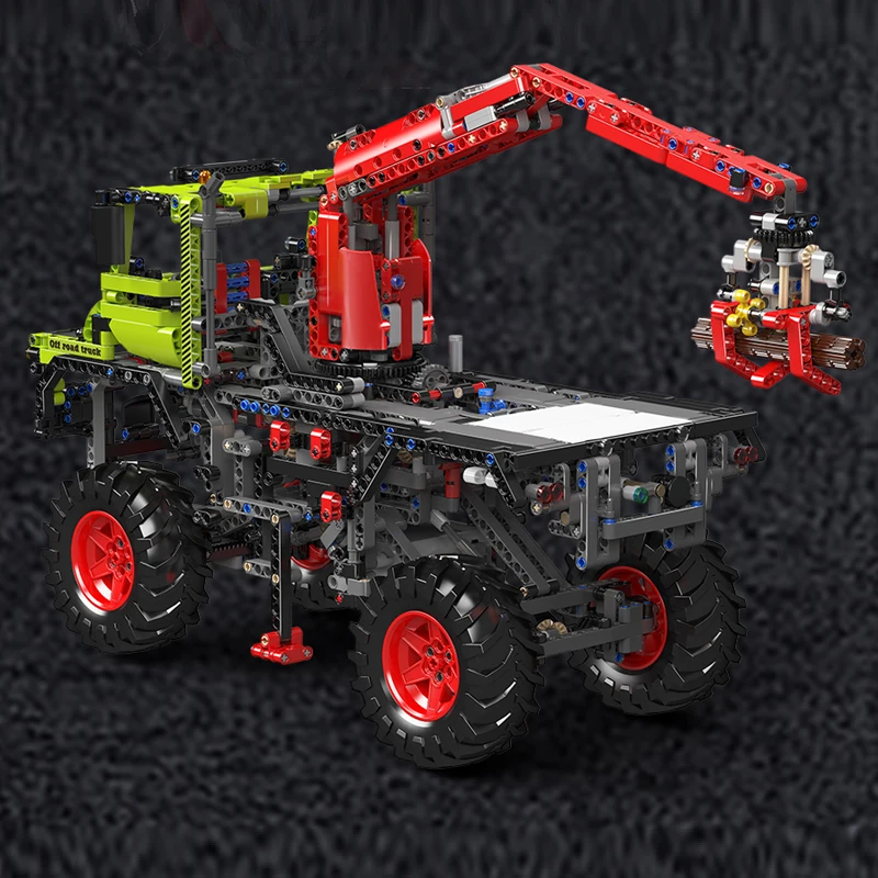 Mould King 17038 4x4 Off-Road Logging Truck Baukasten | 2,002 Stück – Bild 2