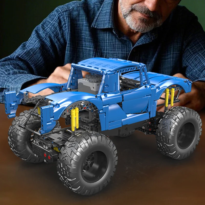 Mould King 18039 Ferngesteuerter Monster-Geländewagen Bausatz | 1,454 Teile – Bild 2