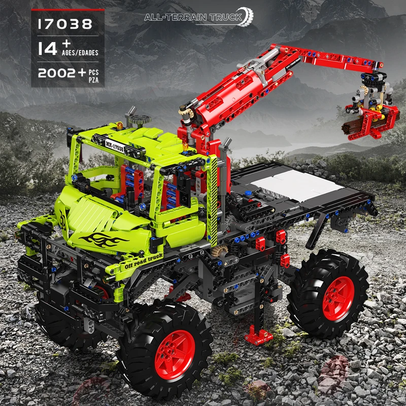 Mould King 17038 4x4 Off-Road Logging Truck Baukasten | 2,002 Stück – Bild 3