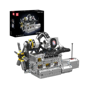 Mould King 10214 Motorisierter Wankelmotor mit Getriebe Modellbausatz | 2,177 Teile