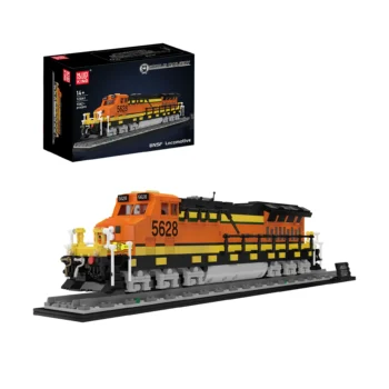 Mould King 12041 BNSF Eisenbahn-Lokomotiven-Modellbausatz | 1,362 Teile