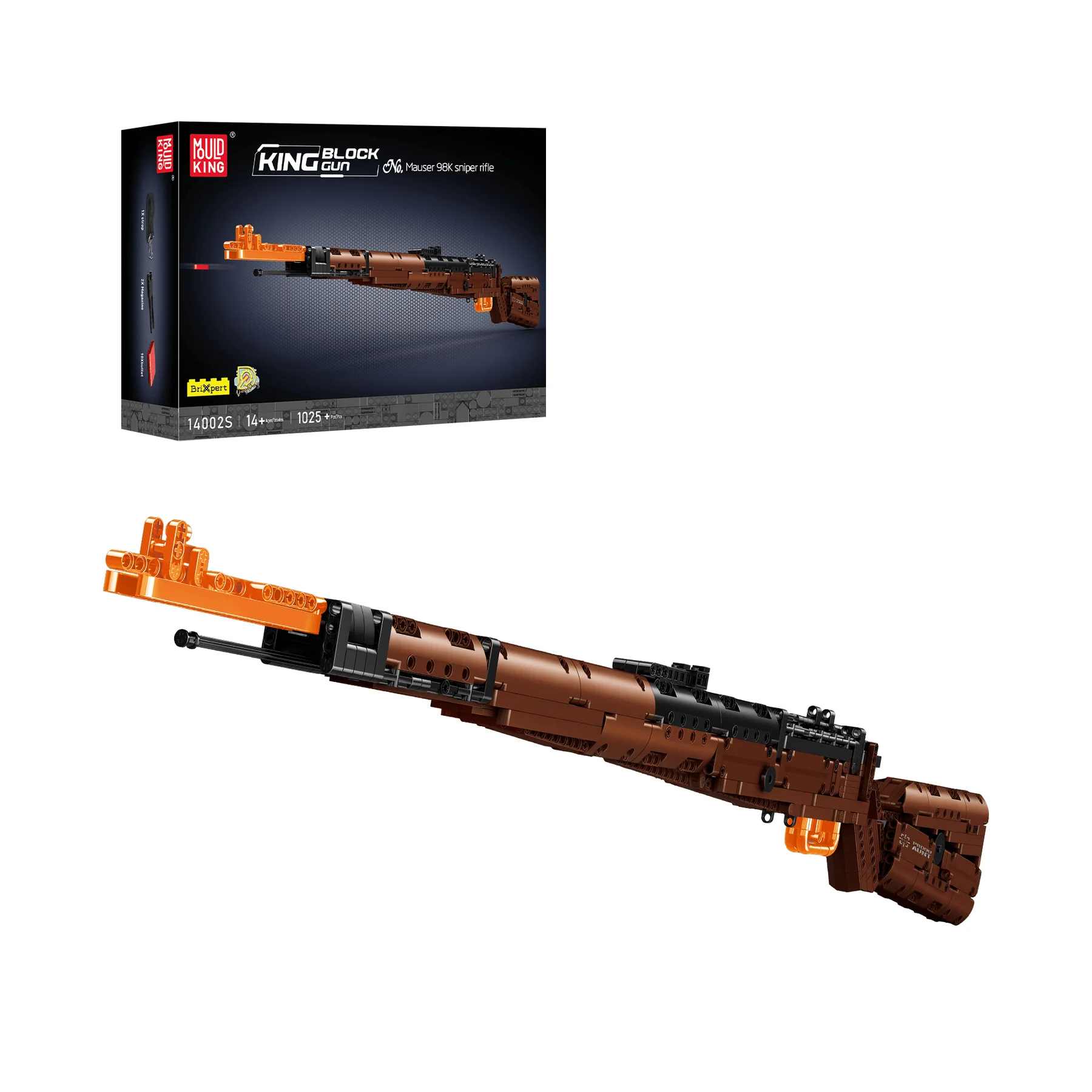 Mould King 14002S Kar98k Bauspielzeug-Modellbausatz | 1,025 Teile