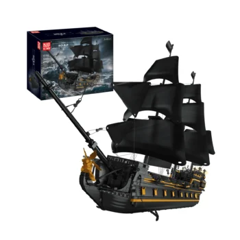 Mould King 13186 Black Pearl Piratenschiff Bausatz - 5526-teiliges